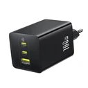 Φορτιστής τοίχου Baseus EnerFill FE11 100W (2x USB-C + 1x USB-A) - Μαύρος