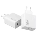 Xiaomi 90W HyperCharge GaN 3-Port Power Adapter (2×USB-C, 1×USB-A) White - BHR087MEU