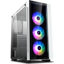 Deepcool Matrexx 55 V3 ADD-RGB 3F Gaming Midi Tower Κουτί Υπολογιστή με Πλαϊνό Παράθυρο Λευκό