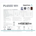 Τροφοδοτικό DEEPCOOL R-PL650D-FC0W-EU-V2 650W, 80 PLUS Bronze, ATX