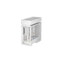 Protech CL660 Gaming Midi Tower Computer Case White with Side Window and ARGB Lighting