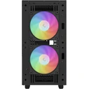 Deepcool CH360 Digital Micro Tower PC Case Black with Tempered Glass Side Panel & ARGB