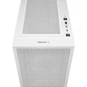 Deepcool CH360 Gaming Micro Tower PC Case with Side Window and RGB Lighting - White