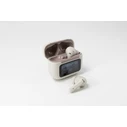 AGM True Wireless Earbuds Bluetooth 5.4 with ANC up to 25dB and Smart Touch Screen Case Beige