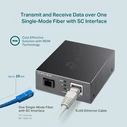 TP-Link TL-FC111B-20 100Mbps Single-Mode SC Fiber-to-Ethernet Media Converter
