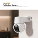 Imou IPC-PS2M-5R1 Indoor Pan & Tilt IP Camera 5MP (3K) with Two-Way Audio, 3.6mm Lens, Full-Color Night Vision