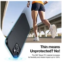 Θήκη Torras Originfit-mag Πλάστικη/Σιλικόνης Μαύρη για iPhone 15 (Συμβατή με MagSafe)