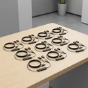 Yealink Y-Καλώδιο USB σε Quick Disconnect (QD) για σειρά YHS (μαύρο, πακέτο 10 τεμ)