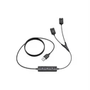 Yealink Y-Καλώδιο USB σε Quick Disconnect (QD) για σειρά YHS (μαύρο, πακέτο 10 τεμ)
