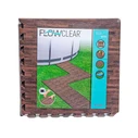 Bestway Protective Floor Mat for Above Ground Pools 50 x 50 cm Wood