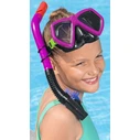 Bestway Παιδικά Γυαλιά Κατάδυσης με Σωλήνα Μπλε Φούξια