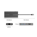 Orico XDR 12in1 USB-C Docking Station με 2x HDMI/DisplayPort 4K PD 100W Ethernet - Γκρι