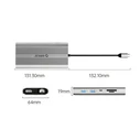 Orico XDR Docking Station USB-C 12‑σε‑1 HDMI 4K PD 100W Ασημί