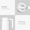 Κανάτα Θερμός Ανοξείδωτο 1.8L Λευκό με Λαβή (Xiaomi BHR9049GL)