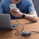 UGREEN Φορτιστής Ugreen Nexode CD327 2x USB-C 2x USB-A GaN 65W grey 90747B