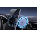 UGREEN Βάση αυτοκινήτου με ασύρματη φόρτιση Magnetic car holder with inductive charger W525 για αεραγωγό 15W μαύρη