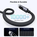 Ugreen Uno L509 100W USB-C to USB-C PD Fast Charging Cable LED 2m