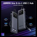 UGREEN Uno CM888 USB-C Hub 6-σε-1 Docking Station — HDMI 4K PD 100W