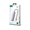 Ugreen CM512 USB-C Docking Station με HDMI 4K PD Ethernet Γκρί