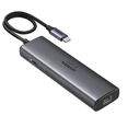 Ugreen CM512 USB-C Docking Station με HDMI 4K PD Ethernet Γκρί
