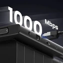 UGREEN Μετατροπέας Hub USB C CM639 11 σε 1 HDMI VGA 2x USB C 3.2 2x USB SD TF RJ45 AUX 3.5mm PD 4K 60Hz 45520