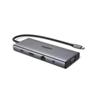 UGREEN Μετατροπέας Hub USB C CM639 11 σε 1 HDMI VGA 2x USB C 3.2 2x USB SD TF RJ45 AUX 3.5mm PD 4K 60Hz 45520