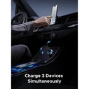 UGREEN Car Charger EC307 30W 3A with 1xUSB 2xType-C