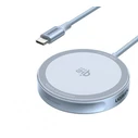 Ugreen W753 MagFlow Μαγνητικό Ασύρματο Φορτιστή 25W Qi2 Ασημί