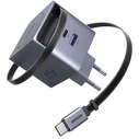 Ugreen Φορτιστής με Θύρα USB-A και Θύρα USB-C και Καλώδιο USB-C 45W