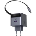 Ugreen Φορτιστής με Θύρα USB-A και Θύρα USB-C και Καλώδιο USB-C 45W