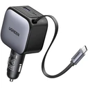 UGREEN Φορτιστής Αυτοκινήτου EC602 60W 3A Γρήγορης Φόρτισης με Θύρες 1xUSB 1xType-C