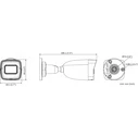Hikvision HiLook IPC-B180HA-LU IP Κάμερα Παρακολούθησης 4K Αδιάβρωχη με Μικρόφωνο και Φακό 2.8mm