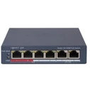 Hikvision DS-3E1106P-EI Managed L2 PoE Switch με 4 Θύρες Gigabit (1Gbps) Ethernet