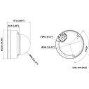 Hikvision DS-2CD2343G2-LI2U 4MP IP Dome Camera with Microphone 2.8mm IP67 PoE