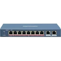 Hikvision DS-3E0310P-E/M Unmanaged L2 PoE+ Switch με 10 Θύρες Ethernet
