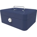 Deli Portable Mini Cash Box Blue