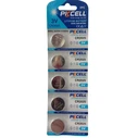 Pkcell Lithium Button Cell CR2025 5pcs
