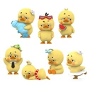 Comansi Pitenaught Upset Duck Blind Box Series - 10 cm Collectible Figures, Display Set of 6