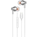 Qubo AU-300C In-ear Handsfree Ακουστικά με Βύσμα USB-C Λευκό