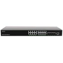 Grandstream GWN7812P 16-Port PoE Layer 3 Managed Network Switch (16x 1GbE + 4x SFP, 1U Rackmount)