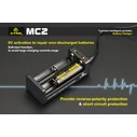Battery Chargers XTAR MC2 2 Bay USB Charger