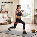 SONGMICS Αλτήρες Σετ 2 3 κιλών Κόκκινο SYL66RD
