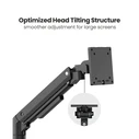 Brateck Desk Monitor Arm Gas Spring up to 49" LDT69-C012