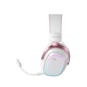 QCY Heroad GT2 Pink Gaming Headset (Wired/Wireless/Bluetooth/3.5mm/USB-C, THX Spatial Audio)