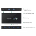UGREEN USB Switch Box Sharing Switch Box 30768B USB 3.0 Black
