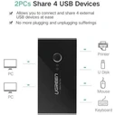 UGREEN USB Switch Box Sharing Switch Box 30768B USB 3.0 Black