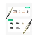 Audio Cable UGREEN Jack to TRS AV127 3.5mm 5m Grey 10630