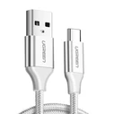 USB C Cable UGREEN Nickel plated QC3.0 0.25m White