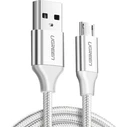 UGREEN Καλώδιο Micro USB QC 3.0 2.4A 2m Λευκό 60153