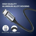 UGREEN Καλώδιο Micro USB QC 3.0 2.4A 2m Λευκό 60153